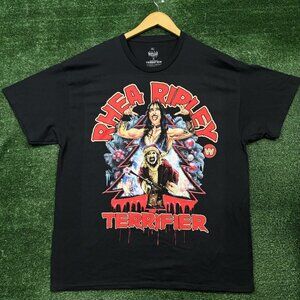 WWE Rhea Ripley x Terrifier Love and Brutality T-Shirt Size Extra Large